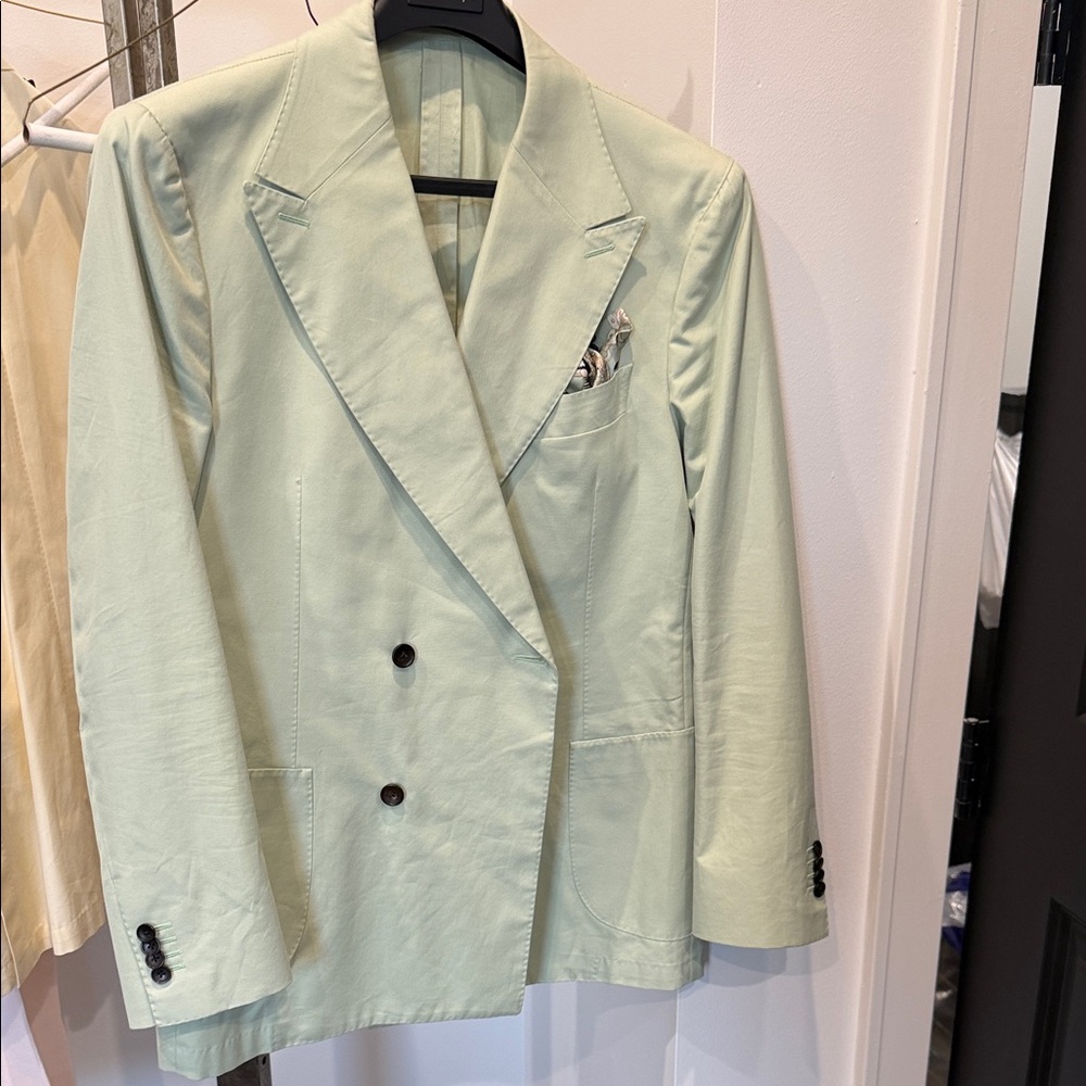 Sage green Double Breasted Men’s suits
